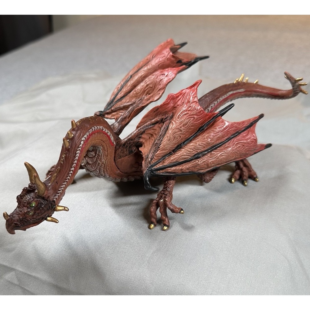 Safari Ltd Red Dragon Figurine Fantasy‎ Toy Mystical Realms 2000s